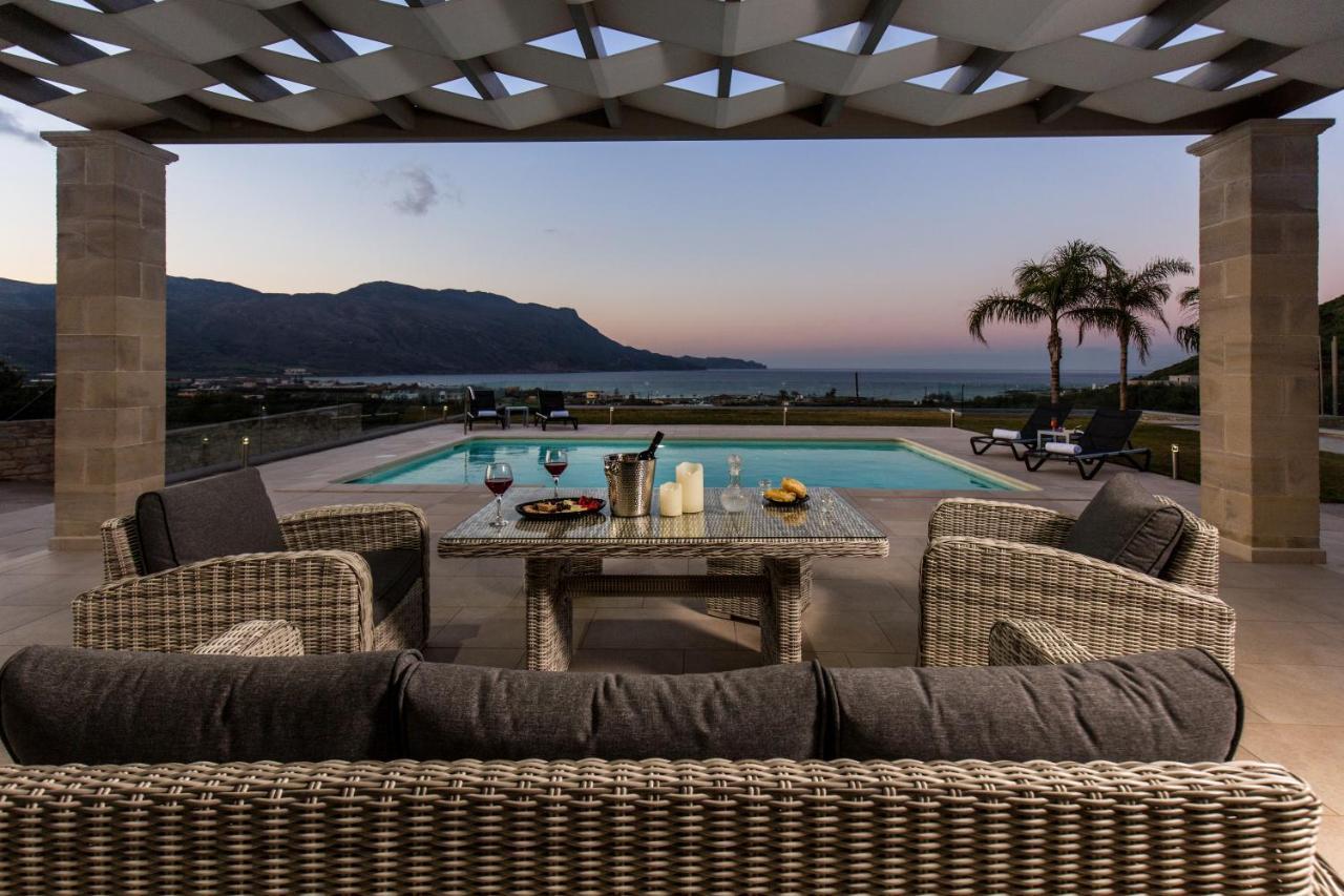 Larimar Luxury Sea View Villa Киссамос Экстерьер фото