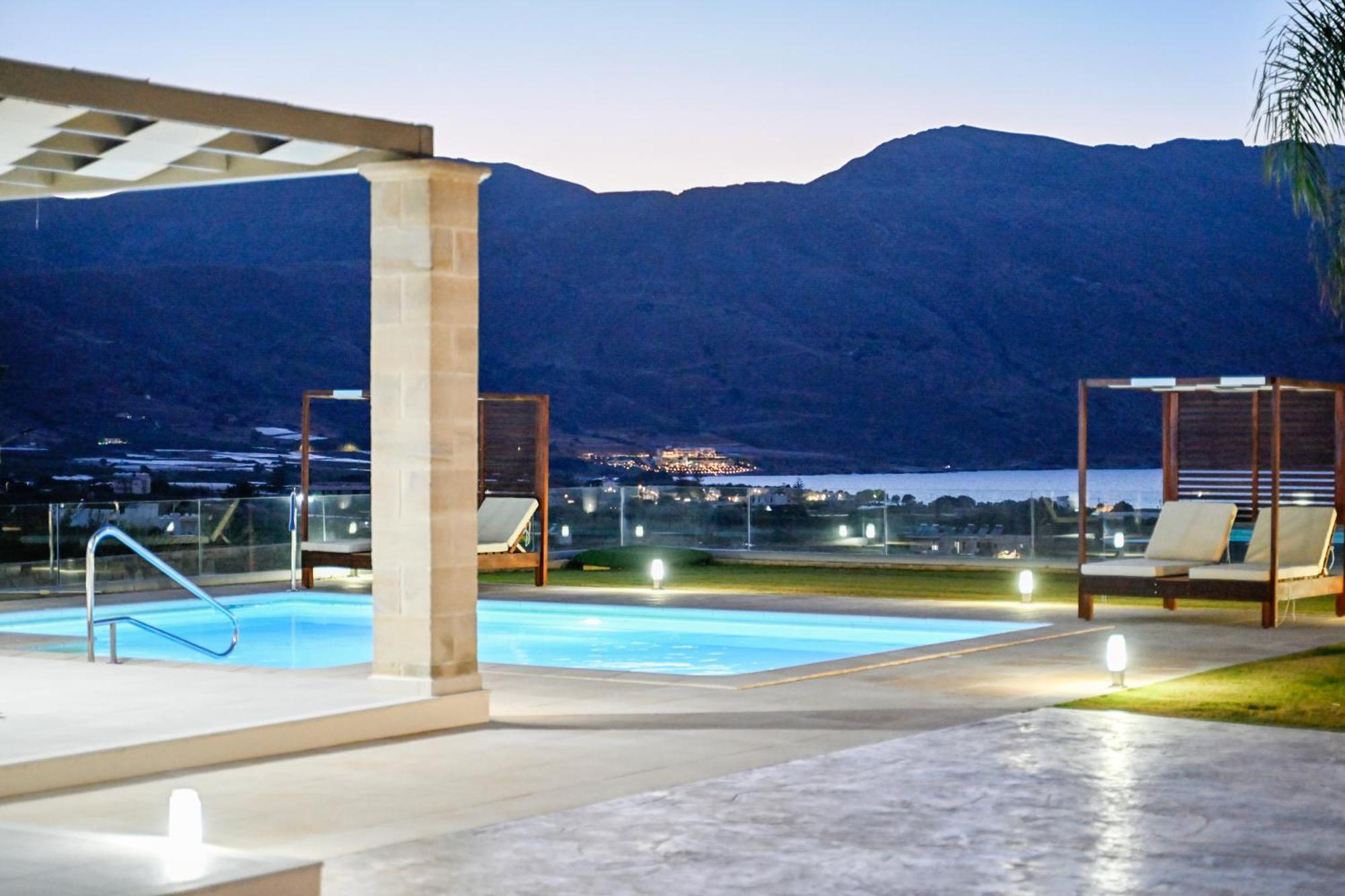 Larimar Luxury Sea View Villa Киссамос Экстерьер фото