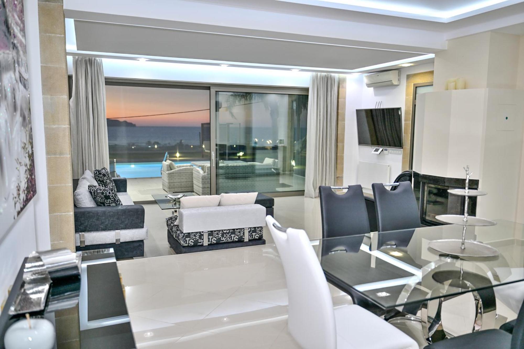 Larimar Luxury Sea View Villa Киссамос Экстерьер фото